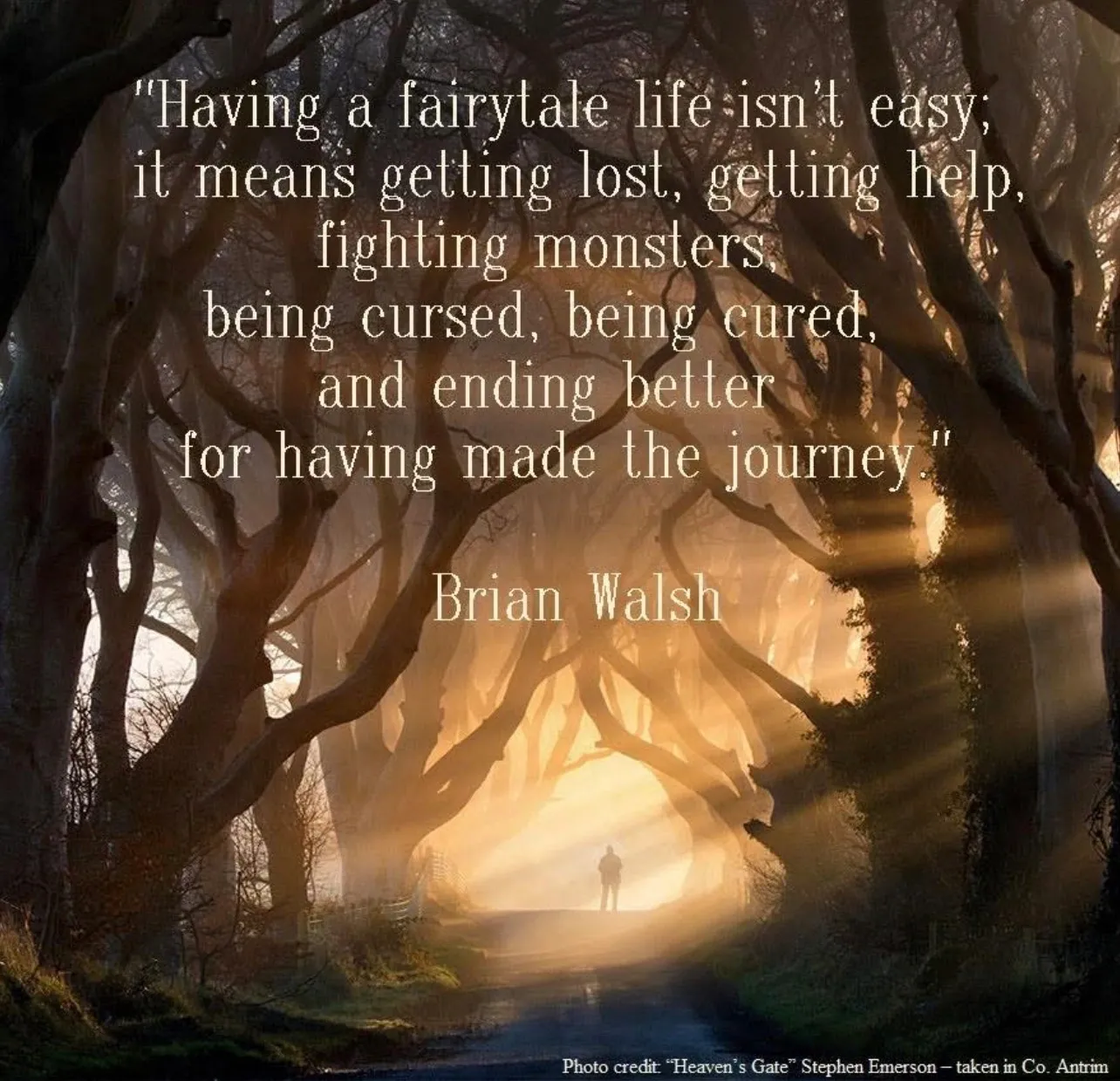 Inspirational quote about life's challenges and growth by Hannah Keehn.
